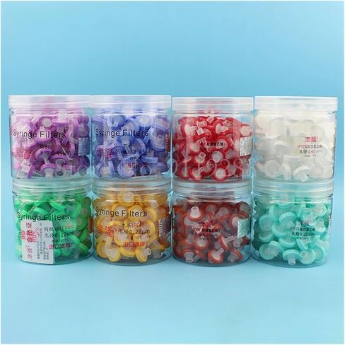 100pcs/box Disposable 13mm/25mm MCE/Nylon/PTFE Needle Filter, 0.22/0.45um Millipore Membrane Syringe Filter Laboratory Equipment(13mm 0.22um PES) in Saudi Arabia