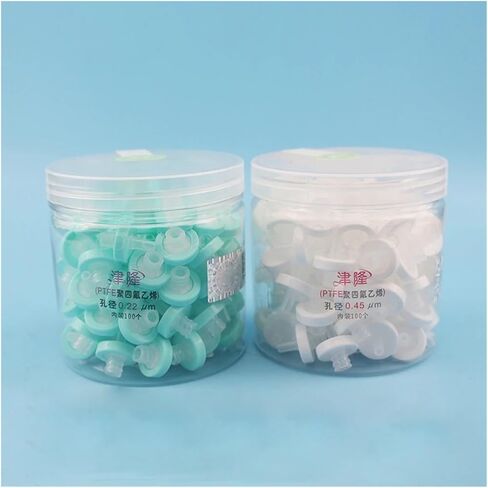 100pcs/box Disposable 13mm/25mm MCE/Nylon/PTFE Needle Filter, 0.22/0.45um Millipore Membrane Syringe Filter Laboratory Equipment(13mm 0.22um PES) in Saudi Arabia