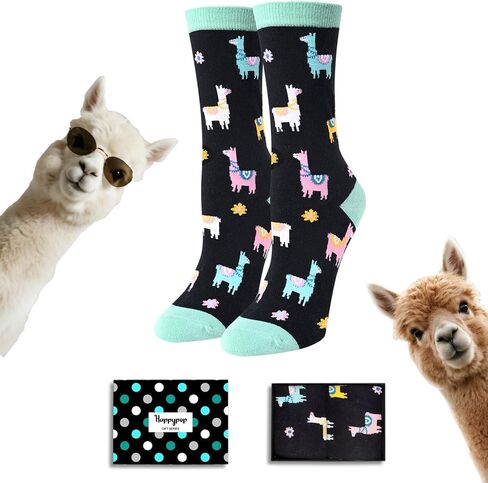 HAPPYPOP Fun Goat Gifts for Women & Girls - Crazy Horse Socks, Farm Animal Gifts in Saudi Arabia