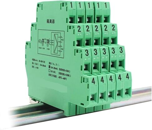 Pt1000 Thermocouple Transmitter Isolator K-Type Thermal Resistance Temperature Signal Converter 4-20ma Rtd Signal Isolator 0-5V(CU50 0-100C Input_Output 0-20MA) in Saudi Arabia