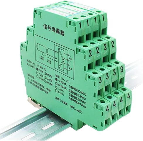 Pt1000 Thermocouple Transmitter Isolator K-Type Thermal Resistance Temperature Signal Converter 4-20ma Rtd Signal Isolator 0-5V(CU50 0-100C Input_Output 0-20MA) in Saudi Arabia