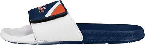 FOCO MLB Men's Officially Licensed Sports Slippers Primary Logo 2-Tone Team Color Flip Flop Baseball Slides in Saudi Arabia