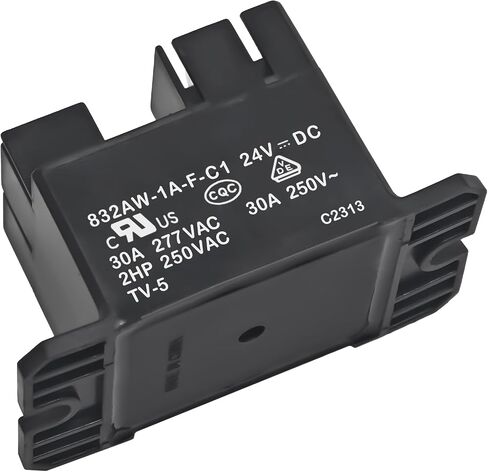 الترحيل 832AW-1A-F-C1 24VDC (حزمة 2)-30A ترحيل الطاقة الثقيلة-250VAC SPDT Connect Quick For HVAC & Home Appliances in Saudi Arabia