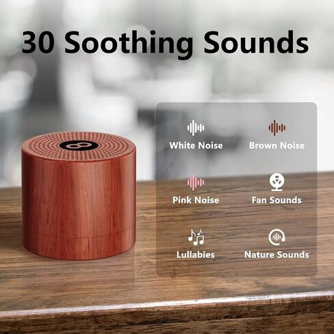 【3 in 1】 Sound Machine Alarm Clock Night Light White Noise Machine with Double Alarms Backup Battery 30 Sleeping Sounds for Baby Kids Adults 32 Level Volume 5 Timers Memory Function 15 Wake Up Sounds in Kuwait