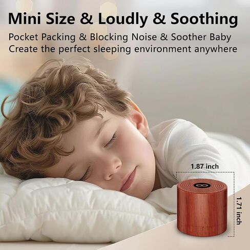 【3 in 1】 Sound Machine Alarm Clock Night Light White Noise Machine with Double Alarms Backup Battery 30 Sleeping Sounds for Baby Kids Adults 32 Level Volume 5 Timers Memory Function 15 Wake Up Sounds in Kuwait