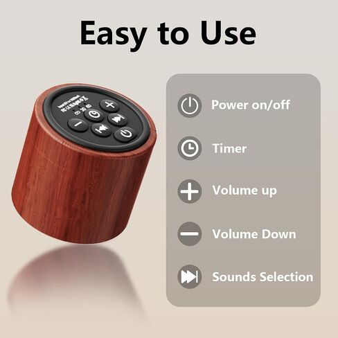 【3 in 1】 Sound Machine Alarm Clock Night Light White Noise Machine with Double Alarms Backup Battery 30 Sleeping Sounds for Baby Kids Adults 32 Level Volume 5 Timers Memory Function 15 Wake Up Sounds in Kuwait