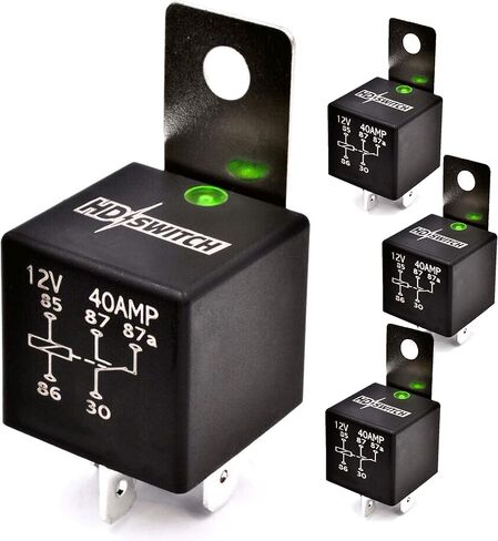 HD Switch (3 Pack) 12V 40A WaterProof Relay replaces Husqvarna AYP Craftsman 539102914, 539 10 29-14 w/LED Indicator Light & Dielectric Grease in Saudi Arabia