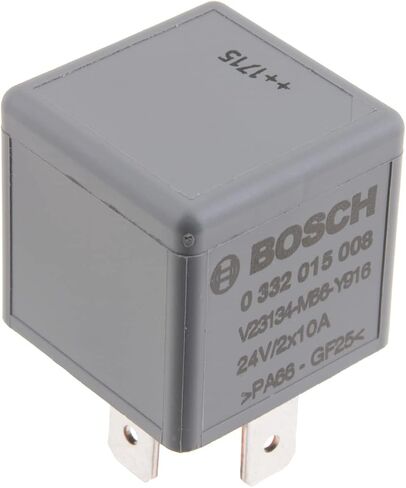 BOSCH 0332015008 Normal Open Mini Relay - 5 Pins ، 24V ، 2x10 A - Single in Saudi Arabia