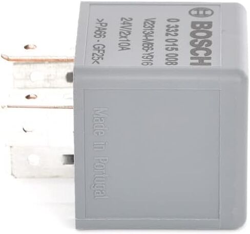 BOSCH 0332015008 Normal Open Mini Relay - 5 Pins ، 24V ، 2x10 A - Single in Saudi Arabia
