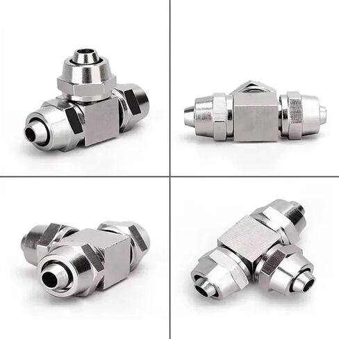 10pcs KPE KPM KPU KPV KPZA COPPER COPPER Nickel Air Connector لأنبوب خرطوم OD 4 6 8 10 12 14 16 مم اتصال مفصل (KPU ، 6 مم (10pcs)) in Saudi Arabia