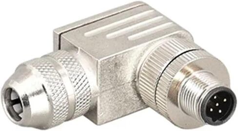 5pcs M12 4p 5p 6p 8 دبابيس محمية موصل الإرساء للرسوم الذكور الجمعية المعدنية الإناث قابس الطيران (اللون: M12-D-5p ذكر) in Saudi Arabia