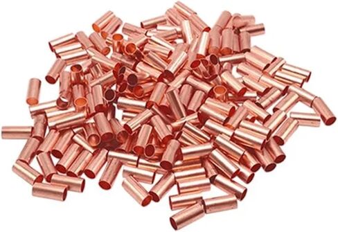 1000PC φ1.5/2/2.5/3/4/5/6/7/8/10 mm GT Copper Connecting Pipe Connection Tube Wire Connector Cold Crimping Terminal(Color:GT-4 1000PCS) in Saudi Arabia