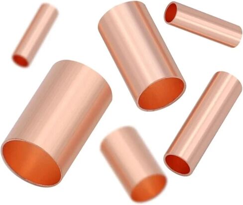 1000PC φ1.5/2/2.5/3/4/5/6/7/8/10 mm GT Copper Connecting Pipe Connection Tube Wire Connector Cold Crimping Terminal(Color:GT-4 1000PCS) in Saudi Arabia