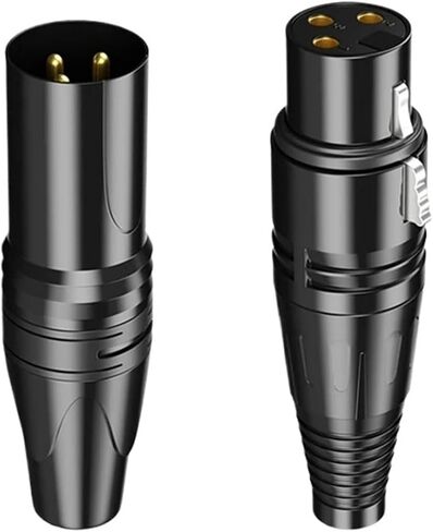 3 دبوس XLR الذكور/الإناث جاك كابل الميكروفون الزاوية اليمنى 90 درجة الموصل السلك الصوتي لمحطة راديو أنظمة السماعات (اللون: Red-S XLR 3Pin) ، مجموعة واحدة (أنثى) in Saudi Arabia