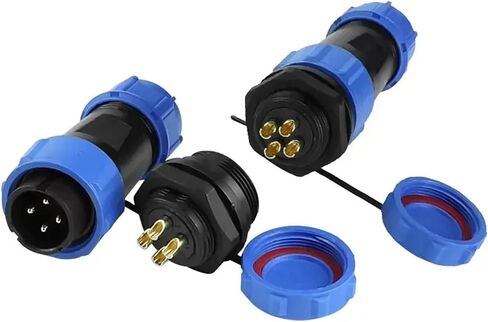 SP/13/16/17/20/21 SD13 Docking Aviation Plug and Socket Connector 2/3/4/5/6/7/9/12 PIN Male Female Waterproof, Dustproof IP68(Color:Sp13,Size:5 Sets(Male Female)_2P) in Saudi Arabia
