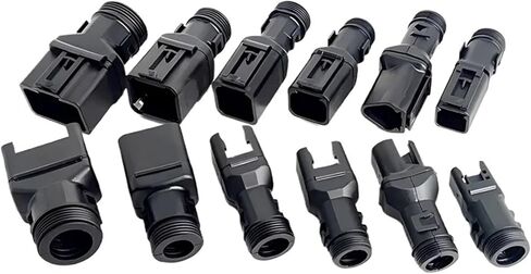 موصل CAR CONNECTOR CLIP CLAIN 2-12P الذكور والإناث غمد قائم على الأنبوب الثابتة مقطع تسخير مقطع تسخير (اللون: 12p-male) in Saudi Arabia