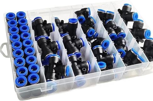 39pcs محاصر PU-12/PE-12/PZA-12/PY-12/PV-12/PG-12 الموصلات الهوائية القطر الخارجي 12 مم من هواء أنبوب الخرطوم in Saudi Arabia