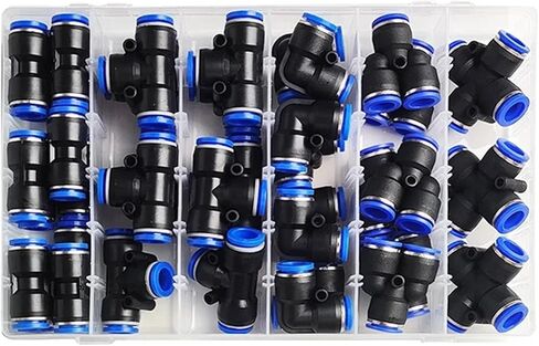 39pcs محاصر PU-12/PE-12/PZA-12/PY-12/PV-12/PG-12 الموصلات الهوائية القطر الخارجي 12 مم من هواء أنبوب الخرطوم in Saudi Arabia