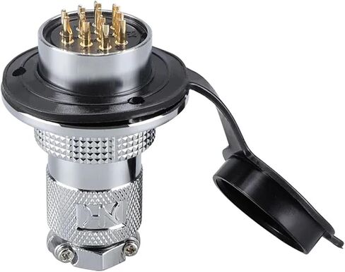 5sets M30 DF30 GX30 flange mounting 3-hole fixing aviation connector plug&socket 2Pin 3/4/5/6/7/8/910/11/12/14pin connectors(Color:GX DF30 7PIN) in Saudi Arabia
