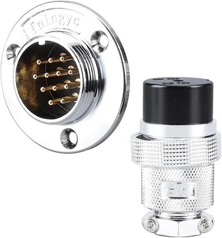 5sets M30 DF30 GX30 flange mounting 3-hole fixing aviation connector plug&socket 2Pin 3/4/5/6/7/8/910/11/12/14pin connectors(Color:GX DF30 7PIN) in Saudi Arabia