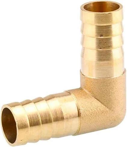 Brass Barb Pipe Fitting tee joint connector For 4mm 5mm 6mm 8mm 10mm 12mm 16mm 19mm hose copper Pagoda Water Tube Fittings(Color:2 Way,Size:16mm (10pcs)) in Saudi Arabia