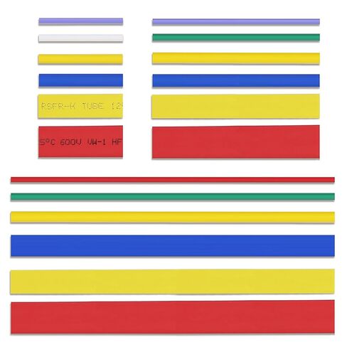 402 قطعة 2: 1 مجموعة أنابيب تقلص الحرارة 6 ألوان 18 أحجام أكمام كابل متنوعة للإصلاحات اليومية DIY التي تشحن cablenprotection مقاومة للحرارة مقاومة للماء ومعزولة. boxcl in Kuwait