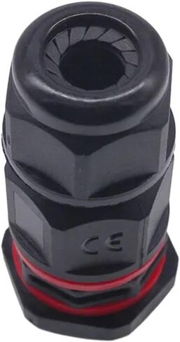 IP68 I Shape 2 3 4 5pin 250V 30A Cable Wire Gland Sleeve Connector Quick Connect Panel Installation 1Pcs(2PIN Back nut) in Saudi Arabia