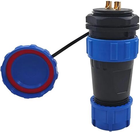 SP28 Straight IP68 Connector 2 Pin 3/4/5/6/7/9/10/12/14/16/19/22/24/26Pin Threaded Socket 1Pcs(24P) in Saudi Arabia