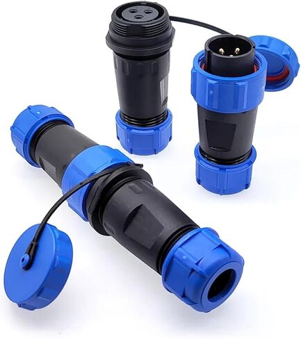 SP2110 SP2111 Connector Docking 2Pin 3pin 4pin 5pin 7pin 9pin 12pin IP68 Power Cable Connector SP21 1Pcs(3Pin) in Kuwait