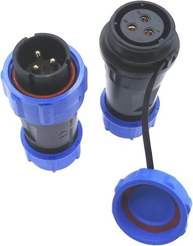 SP2110 SP2111 Connector Docking 2Pin 3pin 4pin 5pin 7pin 9pin 12pin IP68 Power Cable Connector SP21 1Pcs(3Pin) in Kuwait