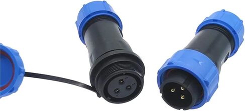SP2110 SP2111 Connector Docking 2Pin 3pin 4pin 5pin 7pin 9pin 12pin IP68 Power Cable Connector SP21 1Pcs(3Pin) in Kuwait
