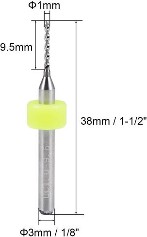 #US 10pcs 1mm Tungsten CNC Engraving Print Circuit Board PCB Drill Bits in Saudi Arabia