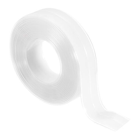PATIKIL Caulk Tape 0.9" x 10.5 Ft, Self Adhesive Sealing Tape Waterproof Toilet Tub Caulk Sealant Strip Sealing Trim for Kitchen Bathroom Toilet Bathtub Sink Countertop, Brown in Saudi Arabia