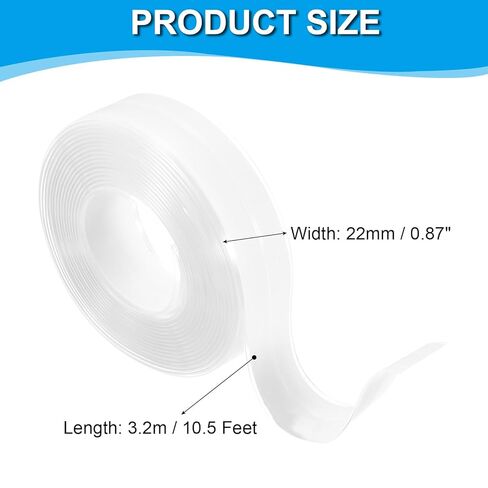 PATIKIL Caulk Tape 0.9" x 10.5 Ft, Self Adhesive Sealing Tape Waterproof Toilet Tub Caulk Sealant Strip Sealing Trim for Kitchen Bathroom Toilet Bathtub Sink Countertop, Brown in Saudi Arabia