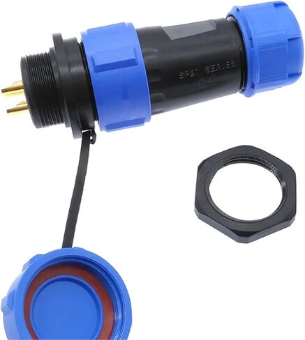 SP2110 SP2112 موصل Back Nut SP21 2-12 PIN IP68 موصلات 1PCS (7 دبوس) in Saudi Arabia