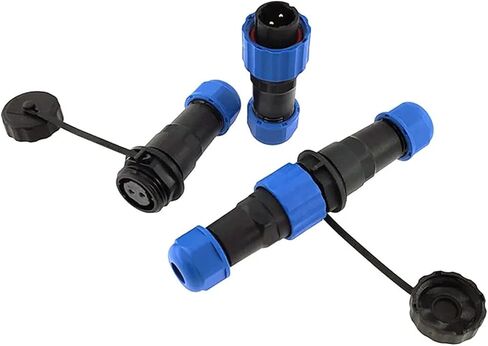 SP16 Docking Connector 2/3/4/5/6/7/8/9 Pin IP68 Power Cable Connector Male 1Pcs(Docking 3P) in Saudi Arabia