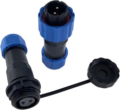 SP16 Docking Connector 2/3/4/5/6/7/8/9 Pin IP68 Power Cable Connector Male 1Pcs(Docking 3P) in Saudi Arabia