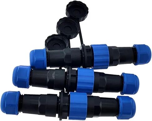SP16 Docking Connector 2/3/4/5/6/7/8/9 Pin IP68 Power Cable Connector Male 1Pcs(Docking 3P) in Saudi Arabia