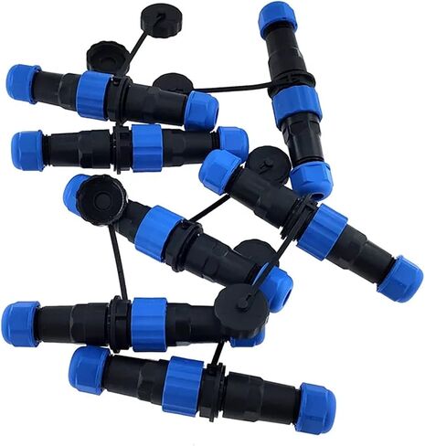 SP16 Docking Connector 2/3/4/5/6/7/8/9 Pin IP68 Power Cable Connector Male 1Pcs(Docking 3P) in Saudi Arabia