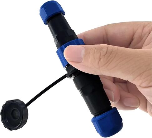 SP16 Docking Connector 2/3/4/5/6/7/8/9 Pin IP68 Power Cable Connector Male 1Pcs(Docking 3P) in Saudi Arabia