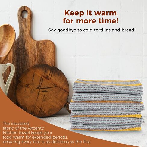 12 بوصة تورتيلا حقيبة قماش دافئة ، حامل النسيج المعزول ، يحافظ على التورتيلا ، نان ، روتي ، الخبز الدافئ ، آمن الميكروويف (الأزرق) in Kuwait