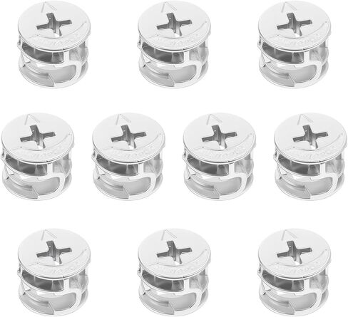 10 PCS CAM أقفال للأثاث ، 15 × 12 مم توصيل الأثاث كام كام كاميرا قفل درج درج ، قفل غريب الأطوار موصلات الأثاث إصلاح أجهزة أجهزة أجهزة أجهزة الخزانة in Kuwait