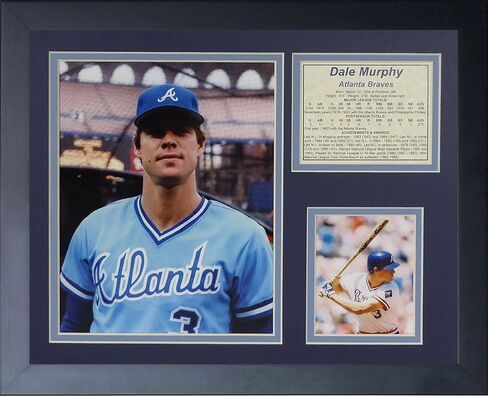Legends Never Die "Dale Murphy Framed Photo Collage, 11 x 14-Inch, (11185U) in Saudi Arabia