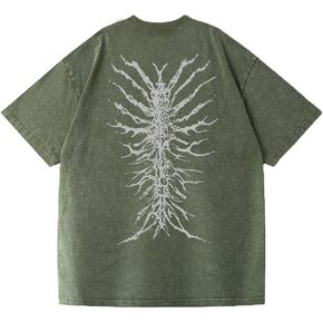 Tees Graphic Tees عتيقة Terts كبيرة الحجم y2k الشارع الشارع مضحك قميص قصير الأكمام قمم الصيف للجنسين S-5XL in Kuwait