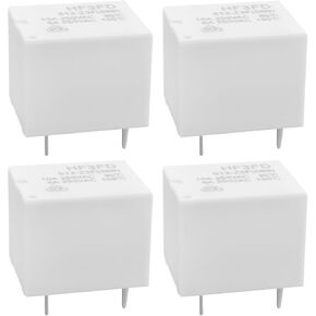 2PCS 5-pin 10A 250VAC Relay HF3FD 012-Z3F Relay 12VDC Suitable for Industrial Automation Home Appliance Control Automotive Electronics in Saudi Arabia