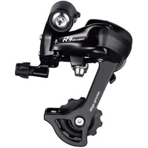 microSHIFT | R9 Rear Derailleur | 9, 10 Speed | Medium Cage | Black in Saudi Arabia
