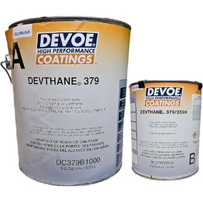Devthane 379 Polyurethane Coating – High-Hide White | Industrial Grade for Bathtubs, Countertops, Aircraft, Marine, Metal | 1 Gallon | 2-Part with Part B in Saudi Arabia
