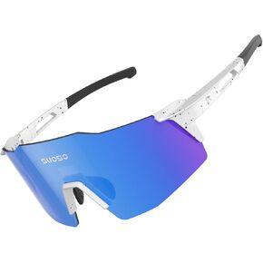 نظارات شمسية للدراجات الرياضية للرجال للرجال: حماية خفيفة الوزن للأشعة فوق البنفسجية نظارات شمس مستقطبة للشباب البيسبول الكرة اللينة الجري in Kuwait