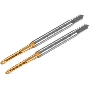 2-pack M3.5x0.6mm thour thread thour ، HSS التيتانيوم المطلي 56 مم طول مستقيم الفلوت يمين ترابط ترتيب المسمار لآلات الحفر/الطحن/أدوات آلة CNC in Kuwait