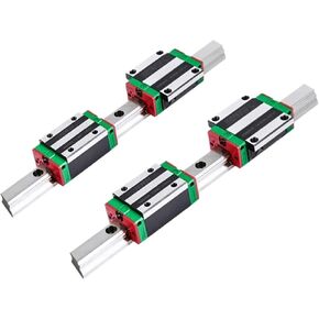 2pcs دليل خطية Rail Hgr30-1000mm + 4pcs Hgh30ca أو + 4pcs Hgw30ca Linear Linear Linear Hg30 HgW30 (4pcs Hgh30ca) in Kuwait